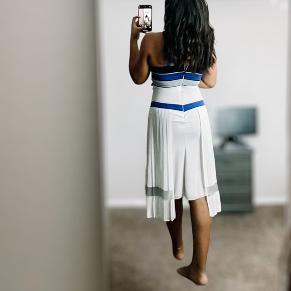 *BCBGMAXAZRIA Multicolor Runway "Voletta" Color Block Size 2 Cocktail Dress - Picture 2 of 16